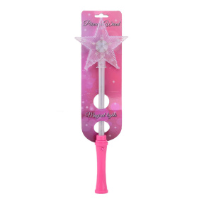 Baghetă magică Princess Wand 40 cm, cu lumină