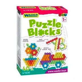 Constructor Puzzle, 40 piese, Wader