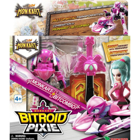Figurină - transformer MonKart Bitroid Pixie