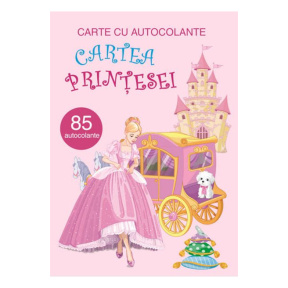 Carte cu autocolante. Cartea prințesei