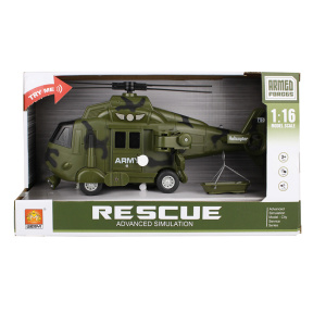 Вертолет инерционный 1:16 "Military Army Helicopter"