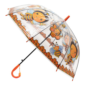 Umbrelă pentru copii "Albinuța" transparentă