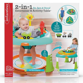 Centru de joc muzical Seat & Activity table, Infantino