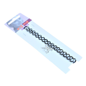 Чокер Tattoo плетеный с подвеской  Лошадь