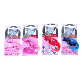 Set (agrafă clic-clac+elastic) Ponei cu coadă