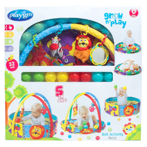 Развивающий коврик с игрушками, PlayGro