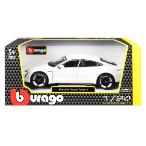 Mașină metalică BBurago 1:24 Porsche Taycan Turbo S