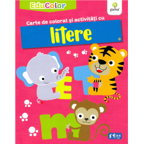 Раскраска и задания с буквами. GAMA