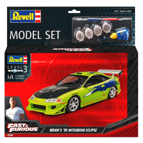 Сборная модель F&F Brians 1995 Mitsubishi Eclipse, Revell