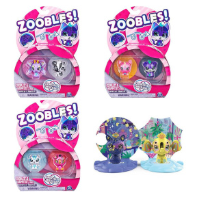 Set jucării figurine animăluțe-transformer Zoobles