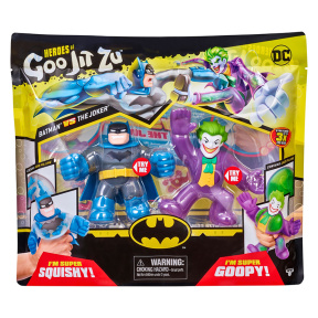 Figurine stretch eroii Batman și Joker, Goo Jit Zu