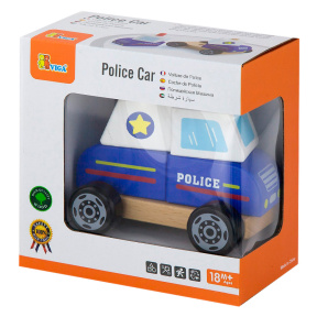Jucărie de lemn Mașină de poliție, VIGA