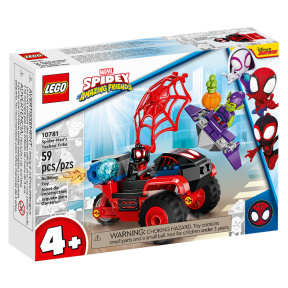 Constructor LEGO Marvel Miles Morales: Triciclul Techno al Omului paianjen