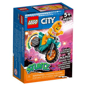 Constructor LEGO City Motocicletă de cascadorie cu găină