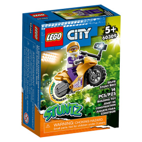 Constructor LEGO City Motocicletă de cascadorie pentru Selfie
