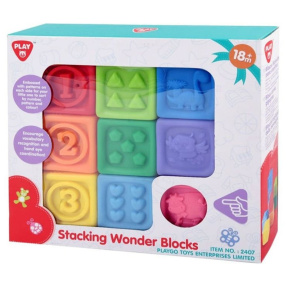 Мягкие кубики Stacking Wonder Bloks, PlayGo