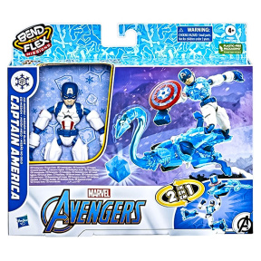 Figurină flexibilă Avengers Captain America, Hasbro