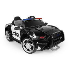 Mașină electrică Police Black