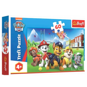 Paw Patrol pe iarbă, 60 elemente