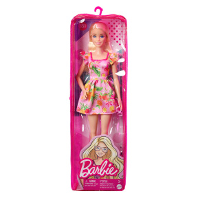 Păpușa Barbie Fashionistas în rochie imprimeu fructe