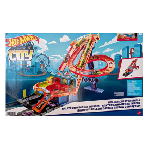 Set de joc Curse de montagne americana Hot Wheels