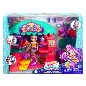 Set de joc Enchantimals Café Sea Cave Martina Mermaid și 2 animale de companie