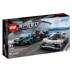 Constructor LEGO SPEED Champions Mercedes-AMG F1 W12 E Performance и Mercedes-AMG Project One