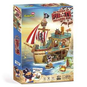 3D Пазл CubicFun Pirate Treasure Ship