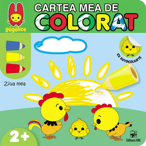 Cartea mea de colorat. Ziua mea. Cu autocolante