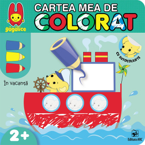 Cartea mea de colorat. În vacanță. Cu autocolante