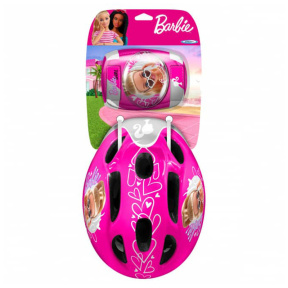 Set BARBIE (cască + coatiere și genunchiere)