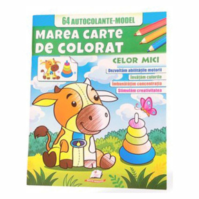 Marea cartea de colorat+autocolante. Celor mici