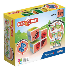 Set construcţie magnetic Magicube Insecte