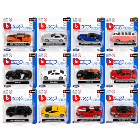 Mașină Bburago Die-Cast 1:64 STR în sortiment