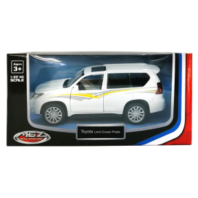 Машина Toyota Land Cruiser Prado, 1:42, белая, MSZ