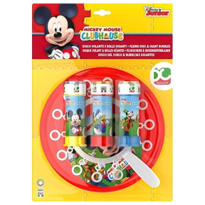Set Disc zburător și baloane de săpun 3x3 ml Mickey