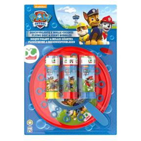 Set Disc zburător și baloane de săpun 3x3 ml Paw Patrol