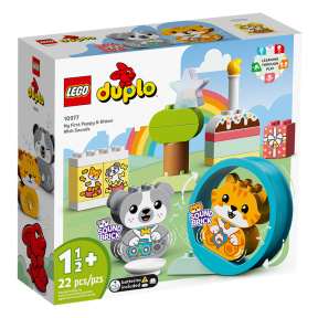 Конструктор  LEGO DUPLO Мой первый щенок и котенок со звуком