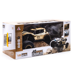 Машина 1:8 на радиоуправлении "Rock Crawler" 2028, золотая