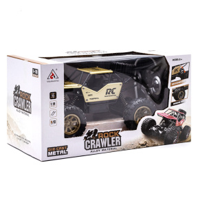 Mașină 1:18 cu telecomandă "Rock Crawler" 2029 aurie