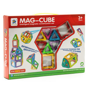 Set constructor magnetic Mag-Cube 20 piese