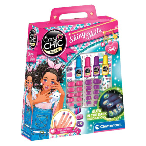 Set de creativitate Designer de unghii GLOW Crazy Chic Clementoni