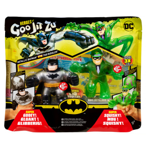 Figurine stretch Batman vs Riddler, Goo Jit Zu