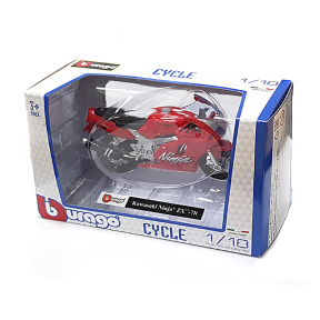 Мотоцикл Bburago Die-Cast 1:18 Kawasaki Ninja