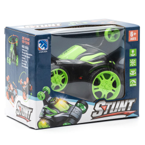 Mașină cu telecomandă "STUNT" verde