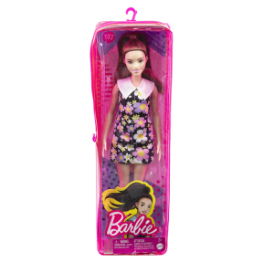 Păpușa Barbie Fashionistas în rochie cu imprimeu floral