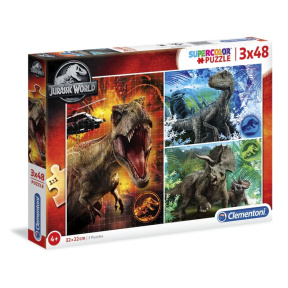 Puzzle 3in1 Jurassic World Clementoni