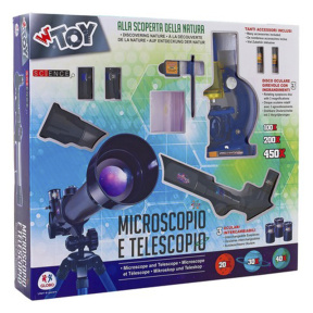 Microscop și telescop cu accesorii