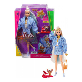 Păpușa Barbie Extra Blondă, Stil Denim