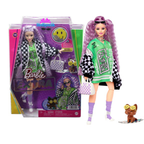 Păpușa Barbie Extra cu păr Lavandă